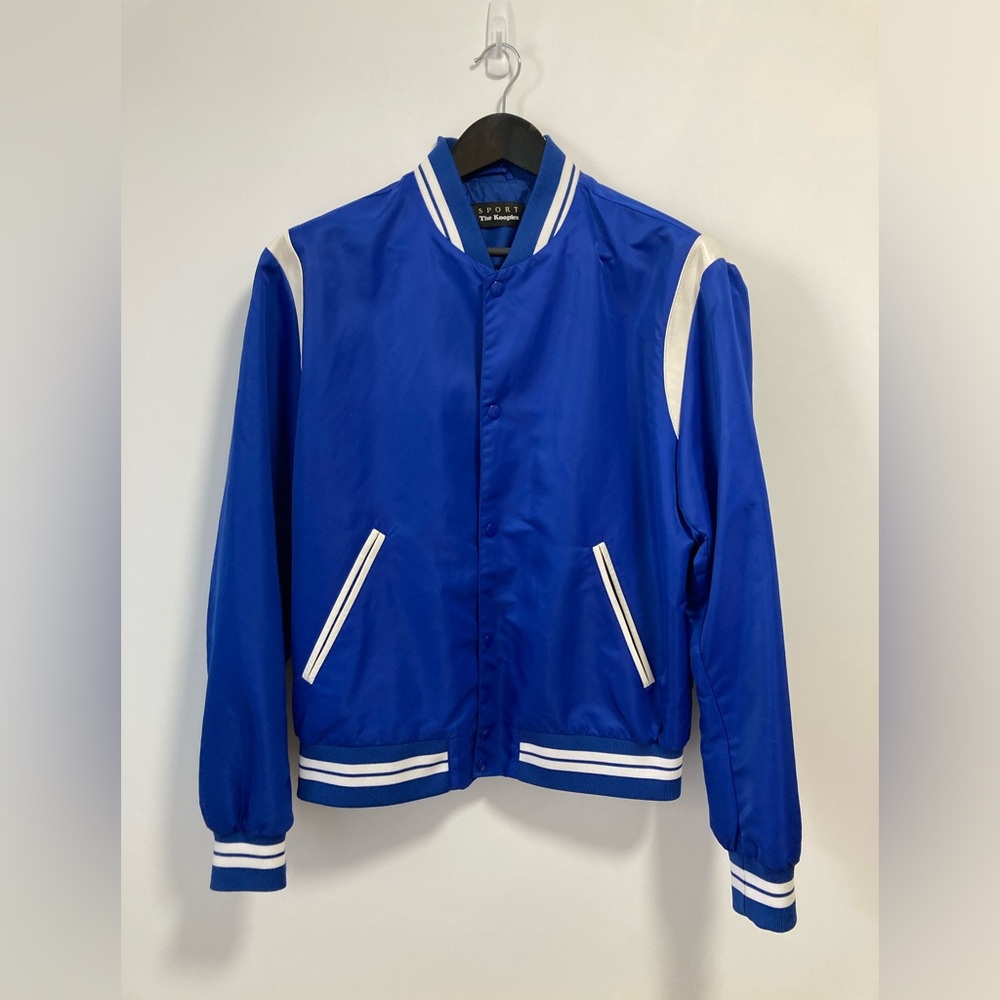 The KOOPLES blue bomber coat XL